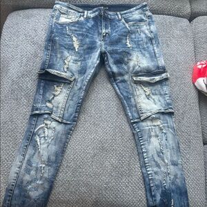 Men’s jeans embellish size 34